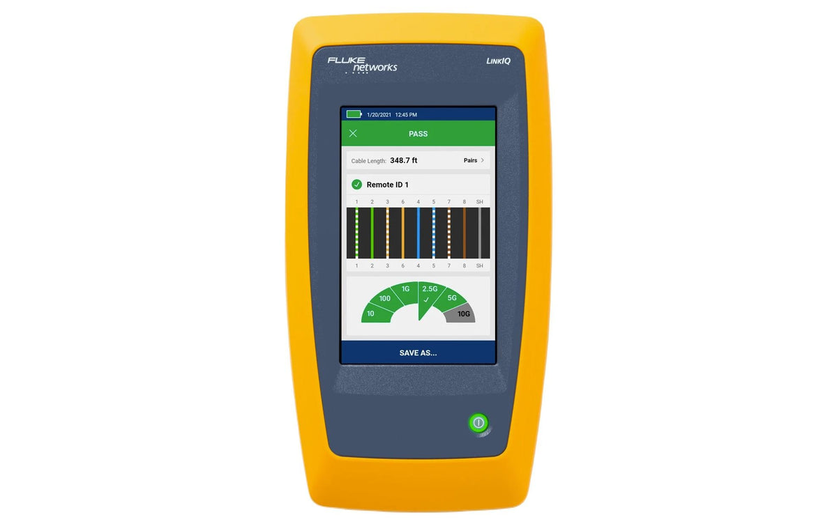 Fluke Networks LinkIQ Netzwerktester, Kabelprüfgerät, RJ45