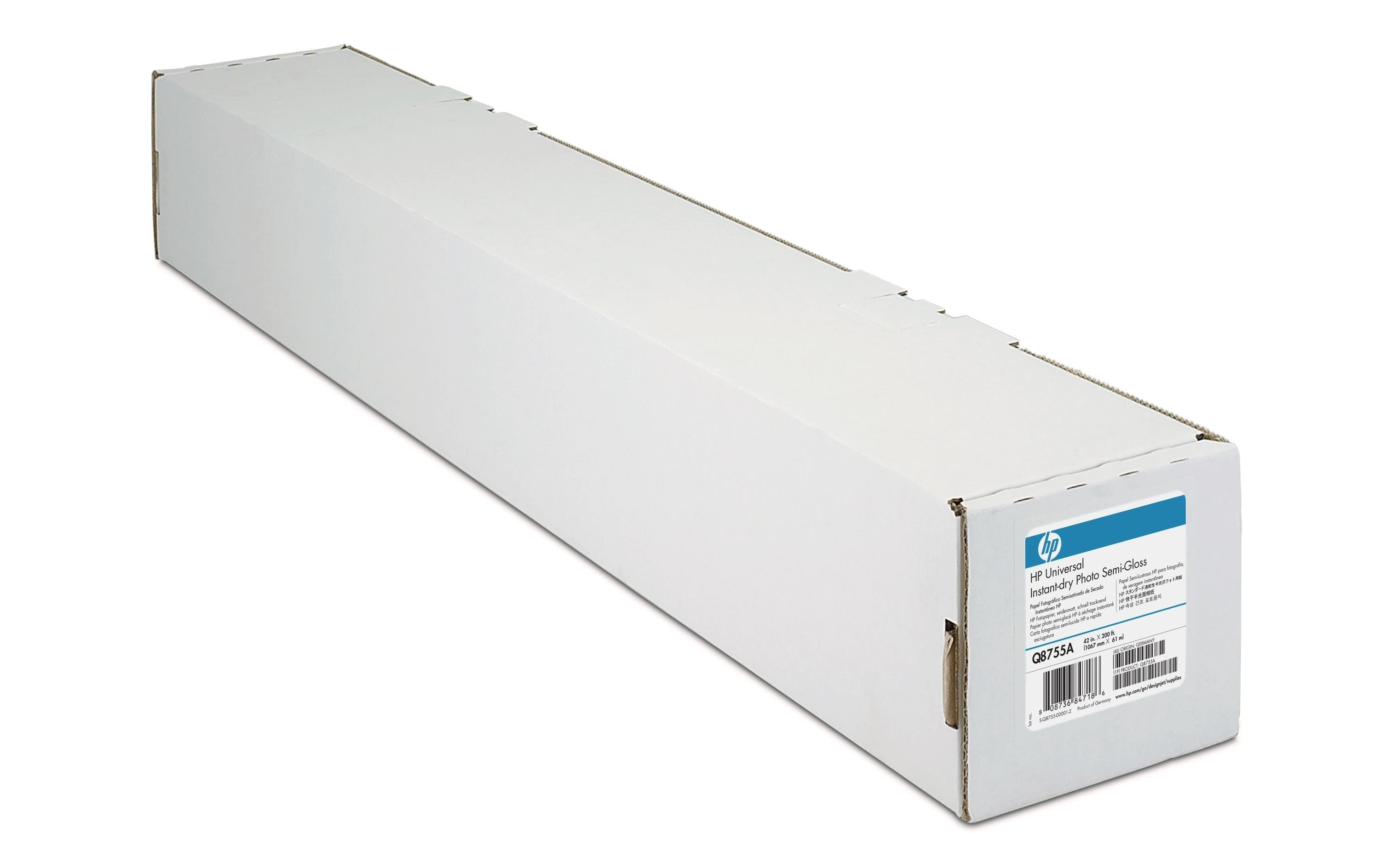 HP Plotterpapier Rolle 24" Seidenmatt 610mm x 30.5m, 200g/m2
