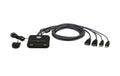 Aten CS22HF 2-Port HDMI KVM Switch FHD, 2-Port, HDMI