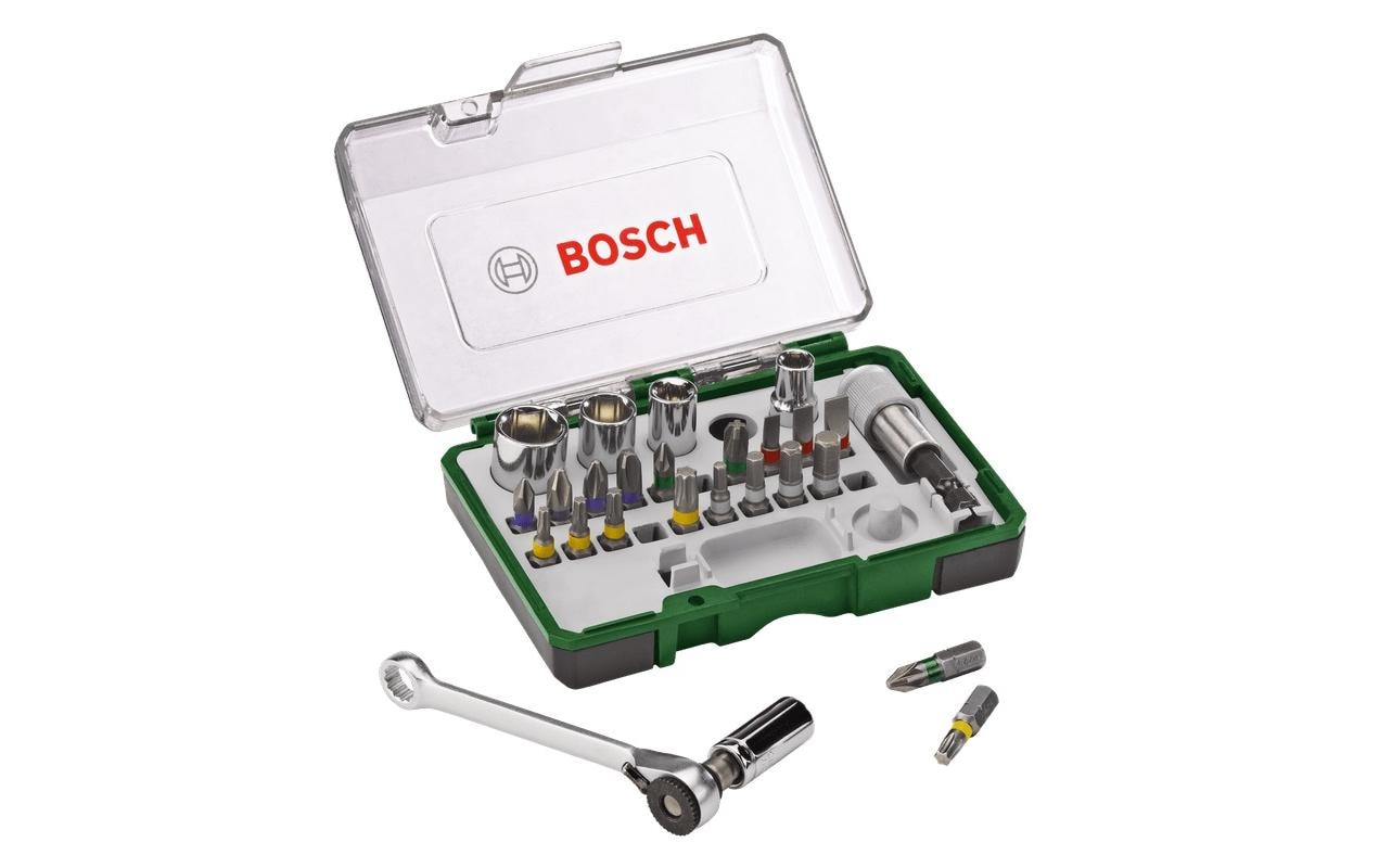 Bosch Schrauberbit- und Ratschen-Set 27-tlg.