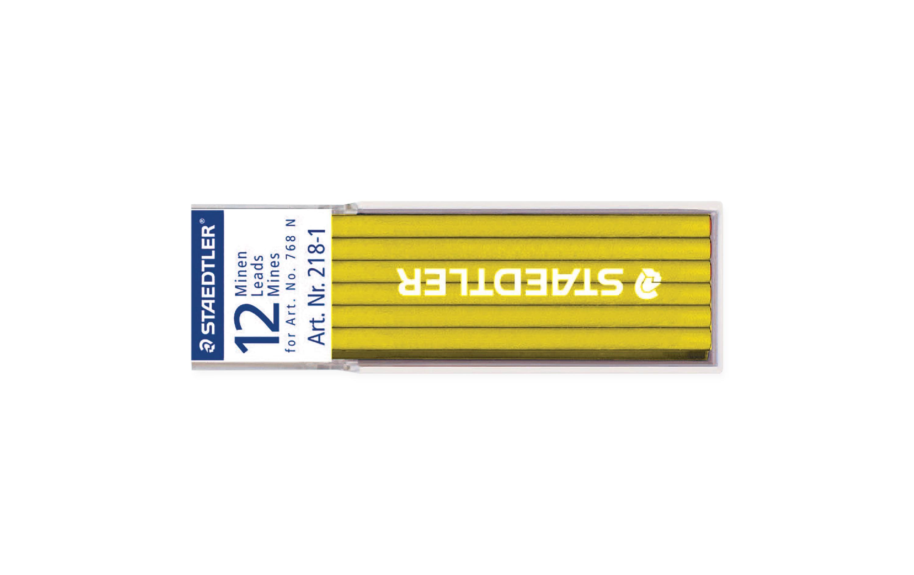 Staedler Ersatzmine Lumocolor gelb, 12 Stück