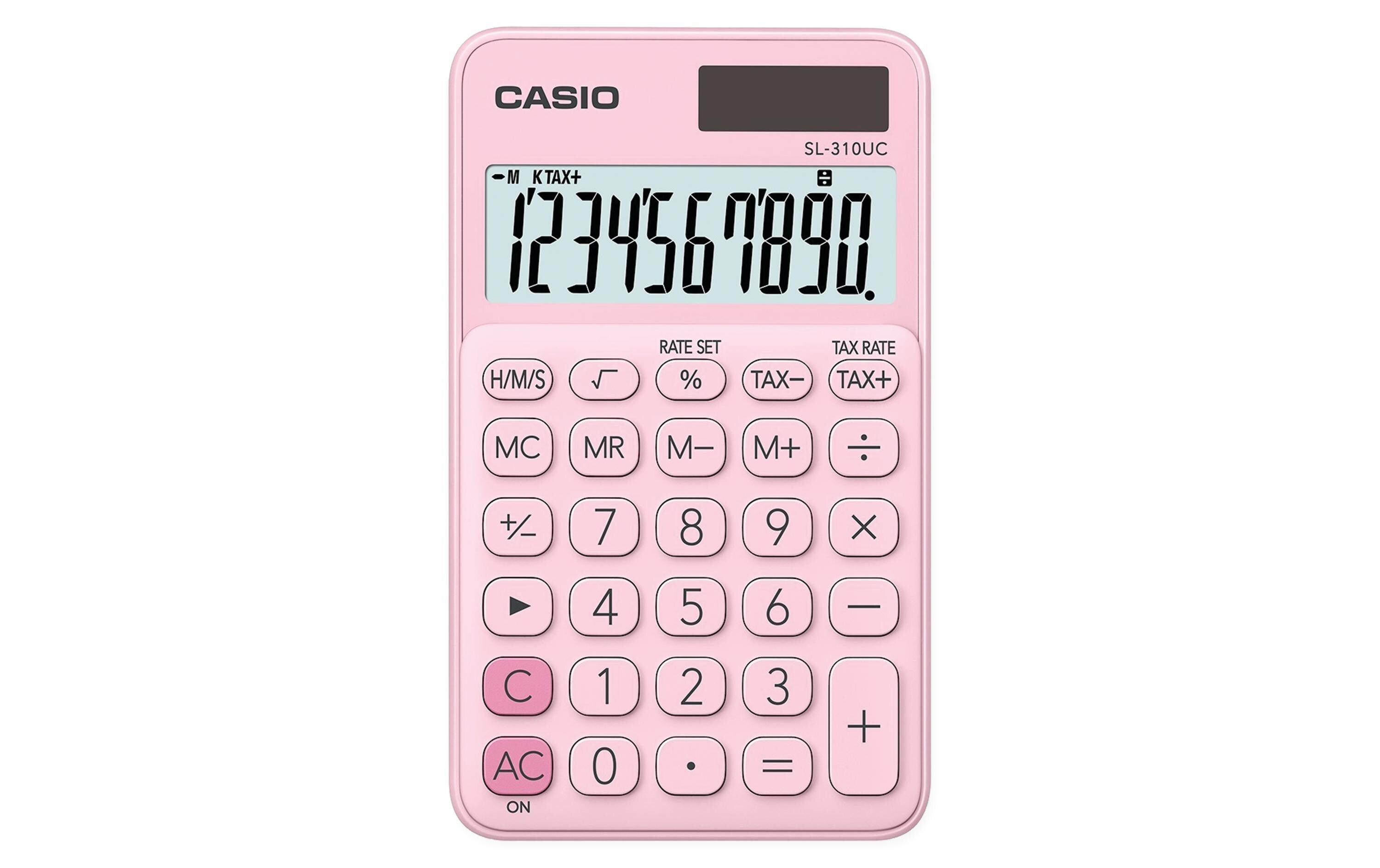 Casio Taschenrechner 10-stellig, pink