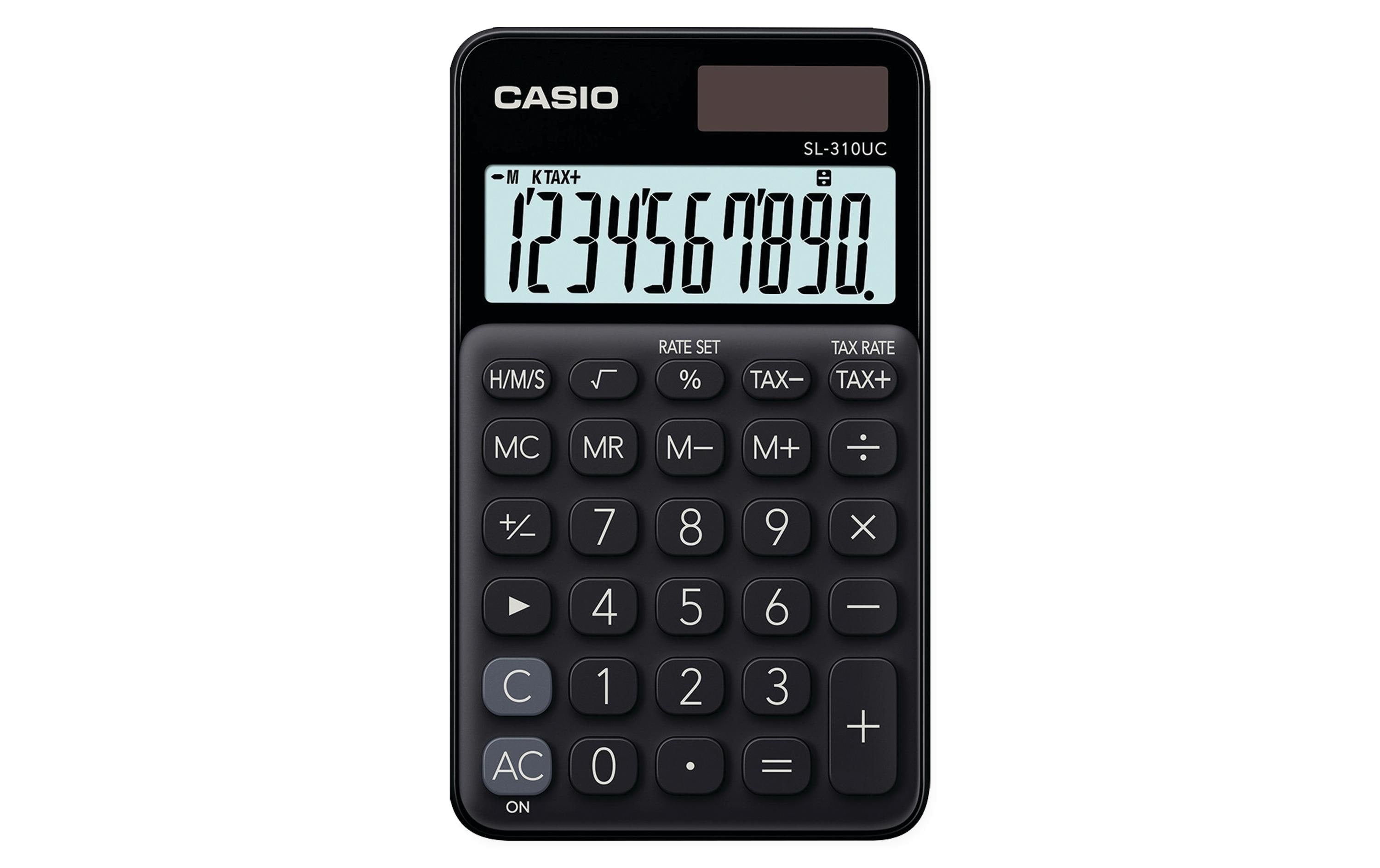Casio Taschenrechner 10-stellig, schwarz