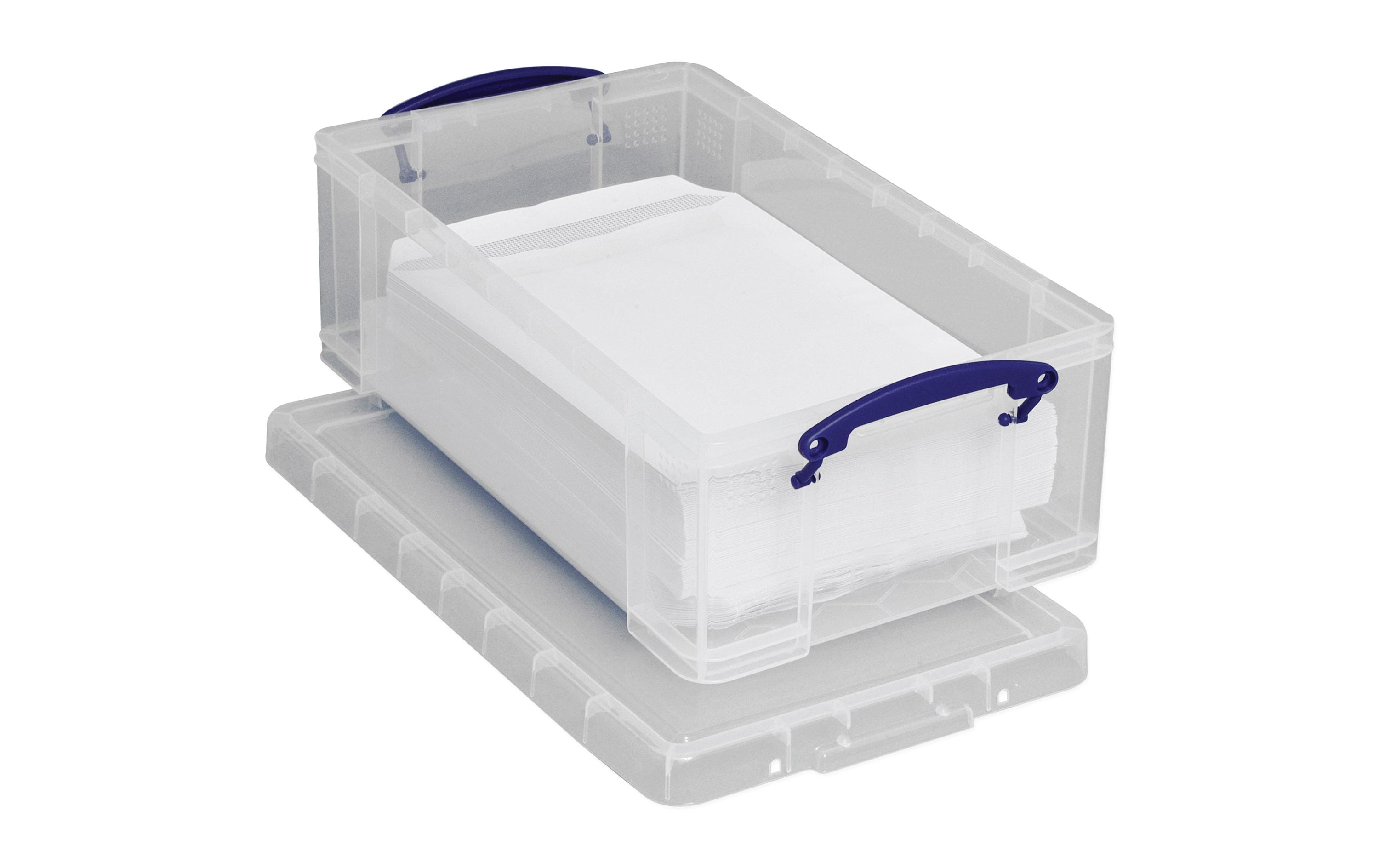 Really Useful Kunststoffbox 12 Liter klar, 270 x 465 x 150 mm