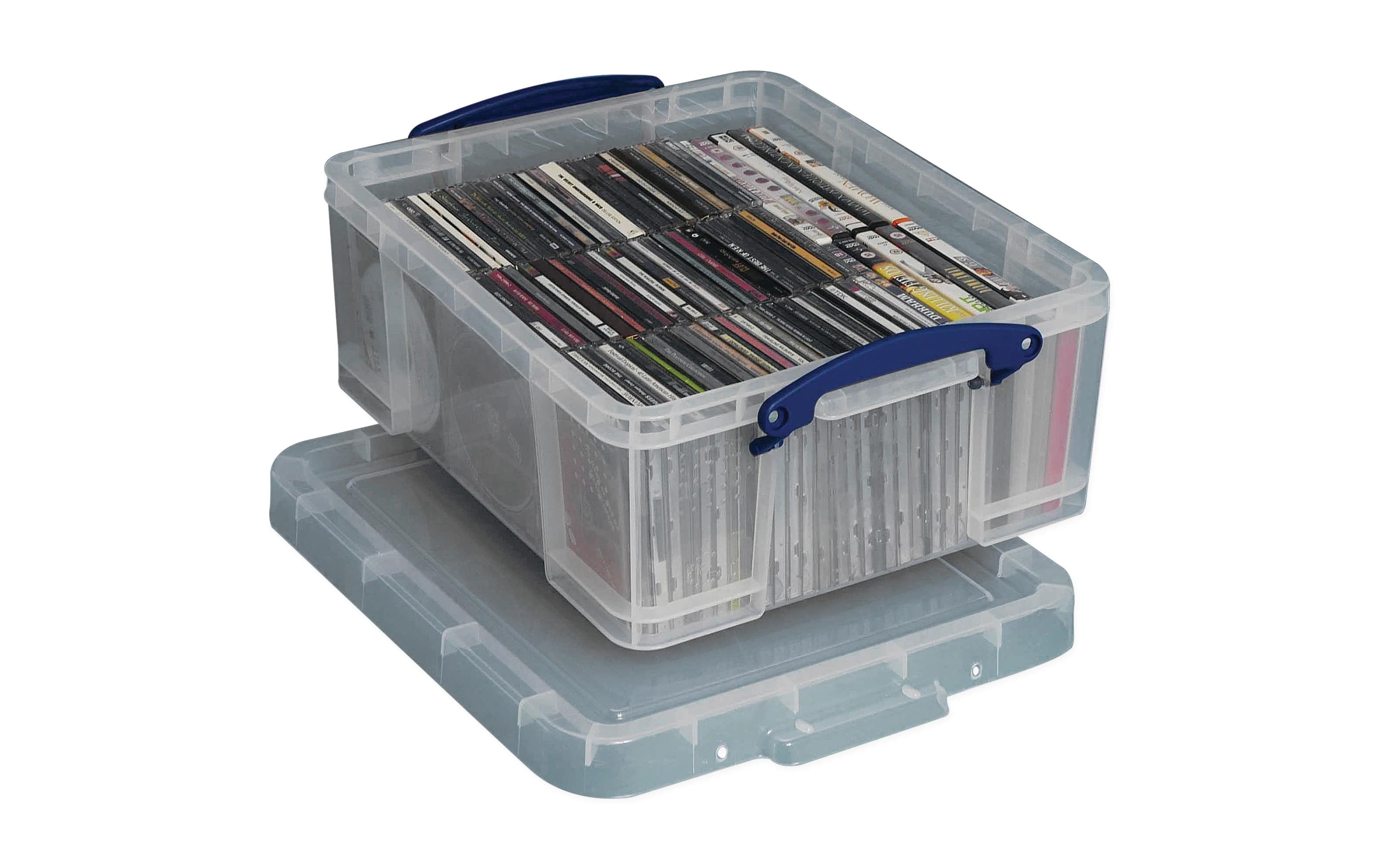 Really Useful Kunststoffbox 18 Liter klar, 390 x 480 x 200 mm