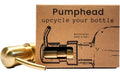Pumphead Seifendispenser Gold Individuell anpassbar, Rostfreier Edelstahl