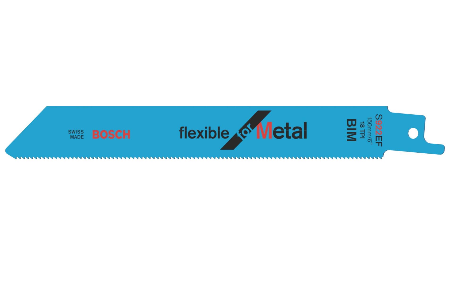 Bosch Professional Säbelsägeblatt S 922 EF Flexible for Metal