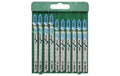 Bosch 10tlg. Stichsägeblatt-Set T-Schaft T118A/T118B /T118G/T127D/T227D