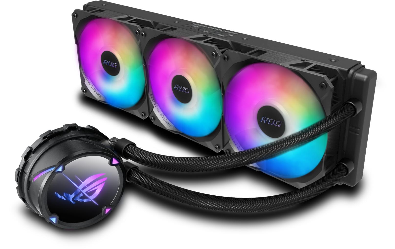 Asus ROG STRIX LC II 360 ARGB all-in-one liquid CPU cooler, 120mm fan,RGB