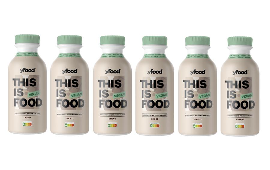 YFood Vegane Trinkmahlzeit Choco 6 x 500ml