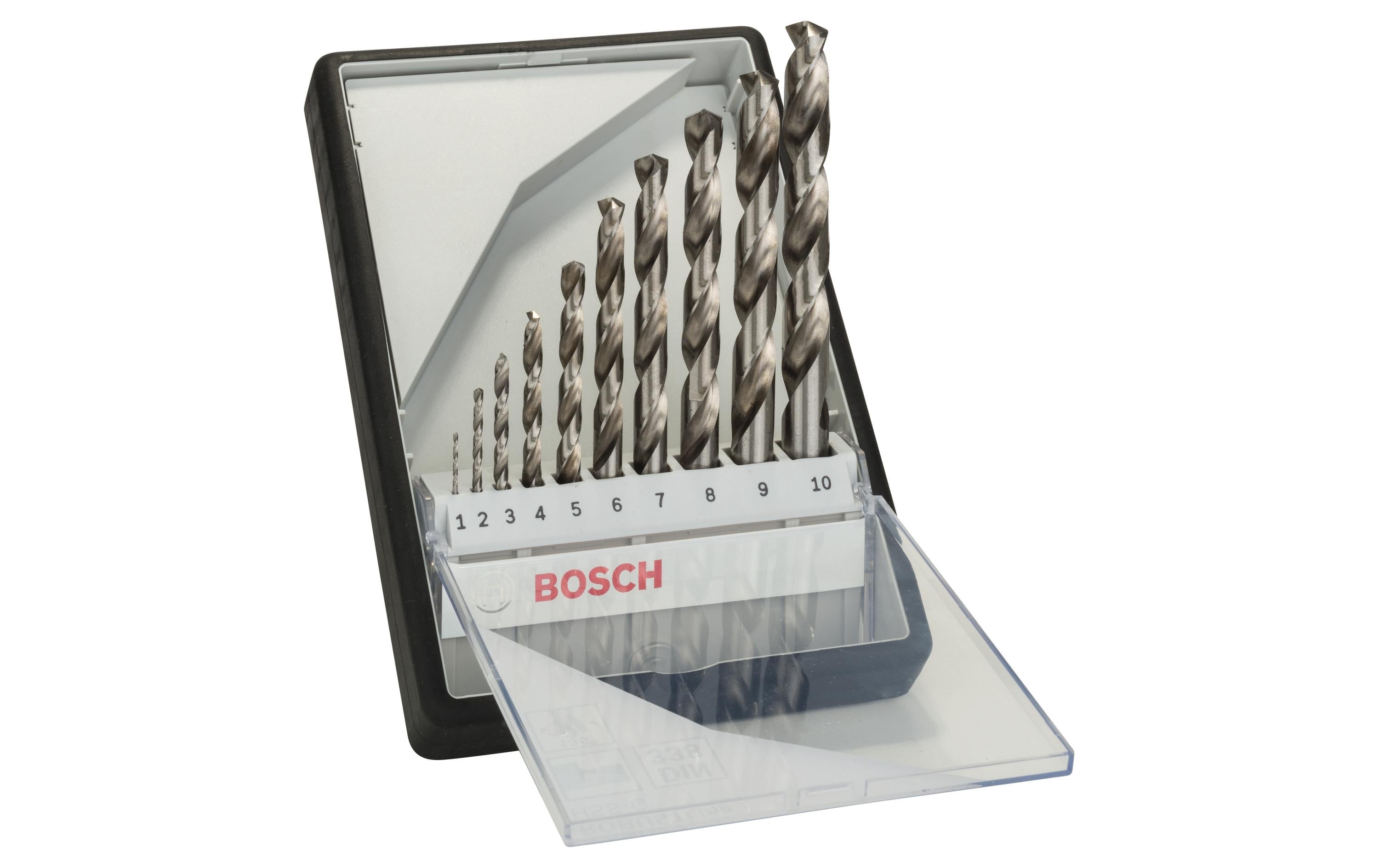 Bosch Professional 10-tlg. Metallbohrer HSS-G