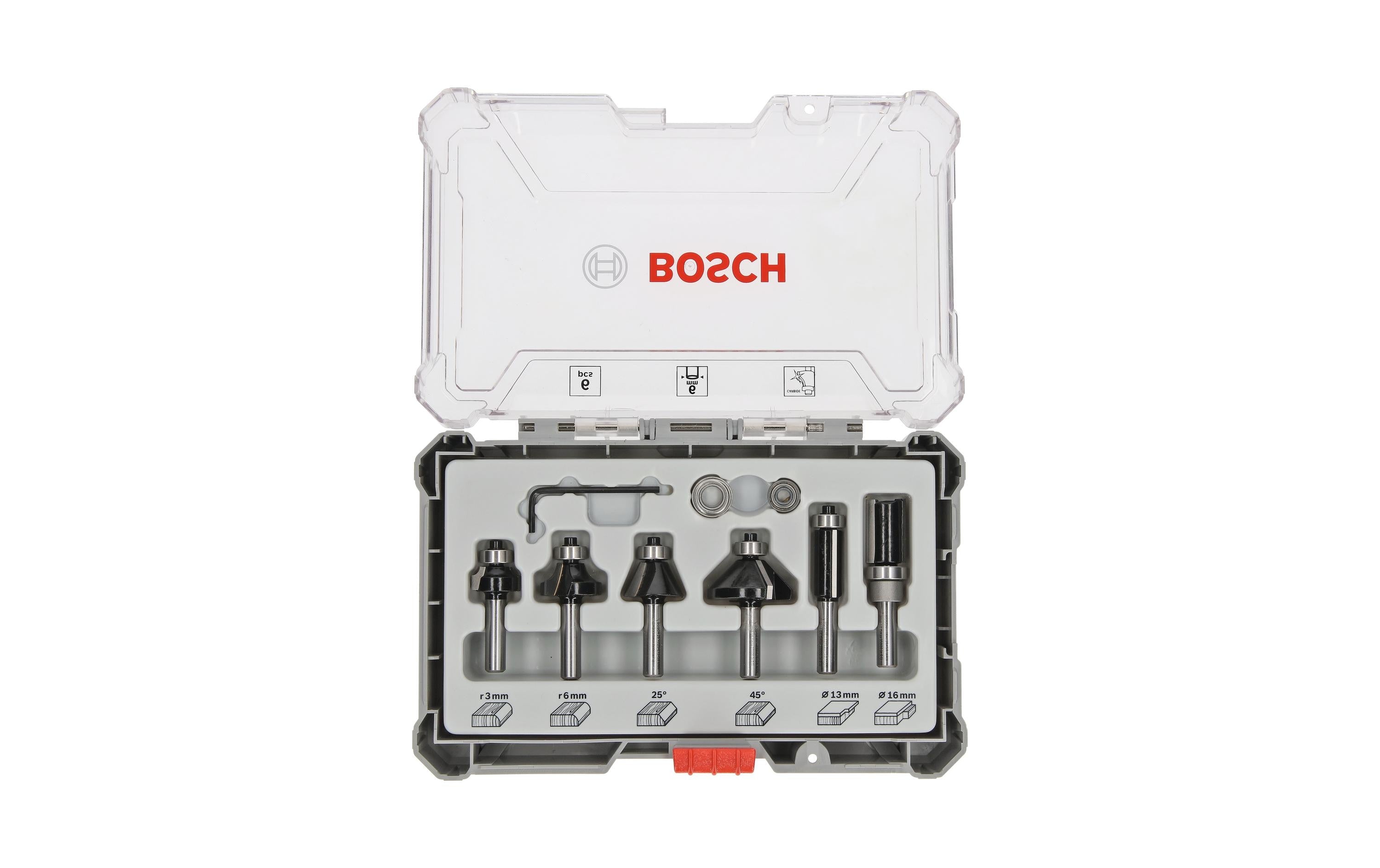Bosch Professional Rand- und Kantenfräser 6-tlg.