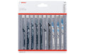 Bosch Professional Stichsägeblatt-Set Wood& Metal, 10-tlg.