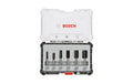 Bosch Professional 6-tlg. Nutfräser-Set 6-mm-Schaft