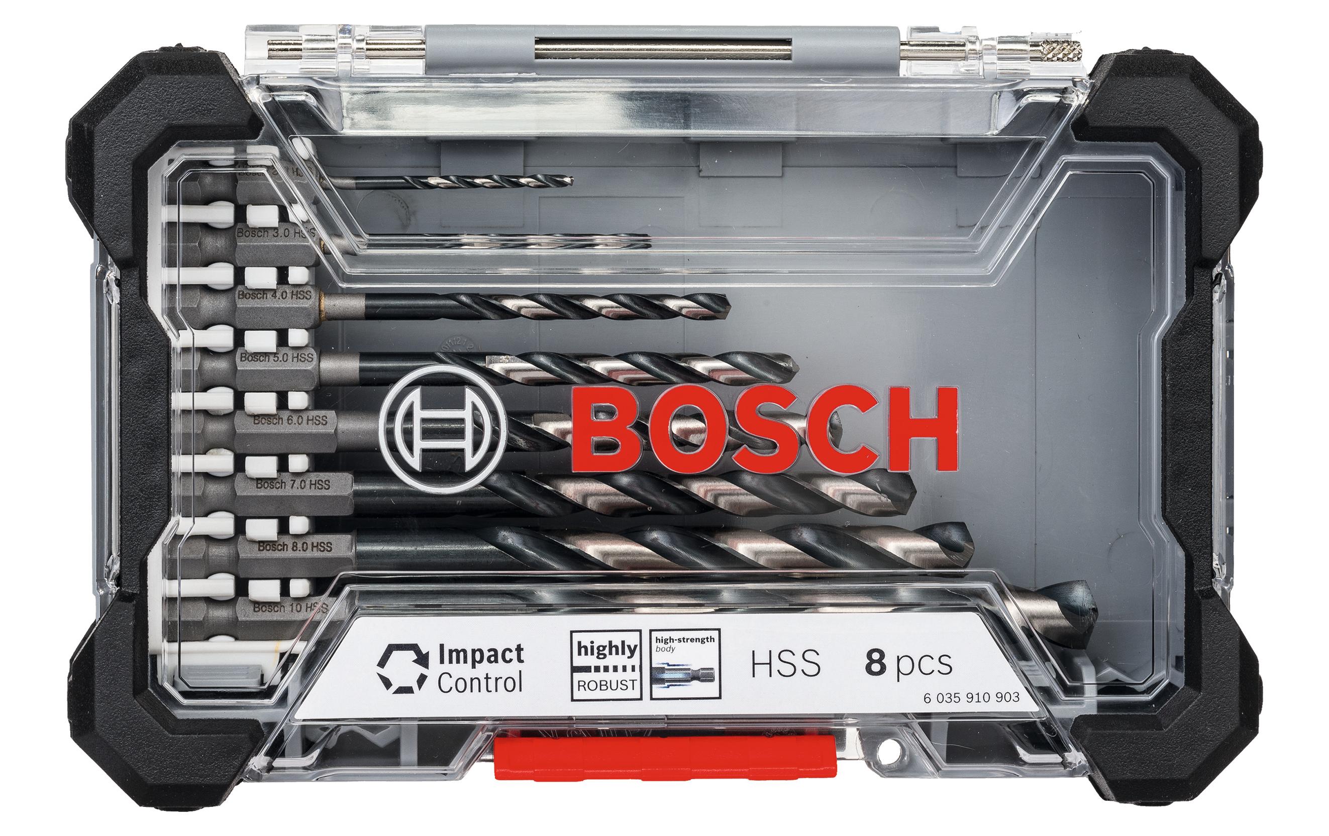 Bosch Professional Impact Control HSS-Bohrer-Set 8-tlg.