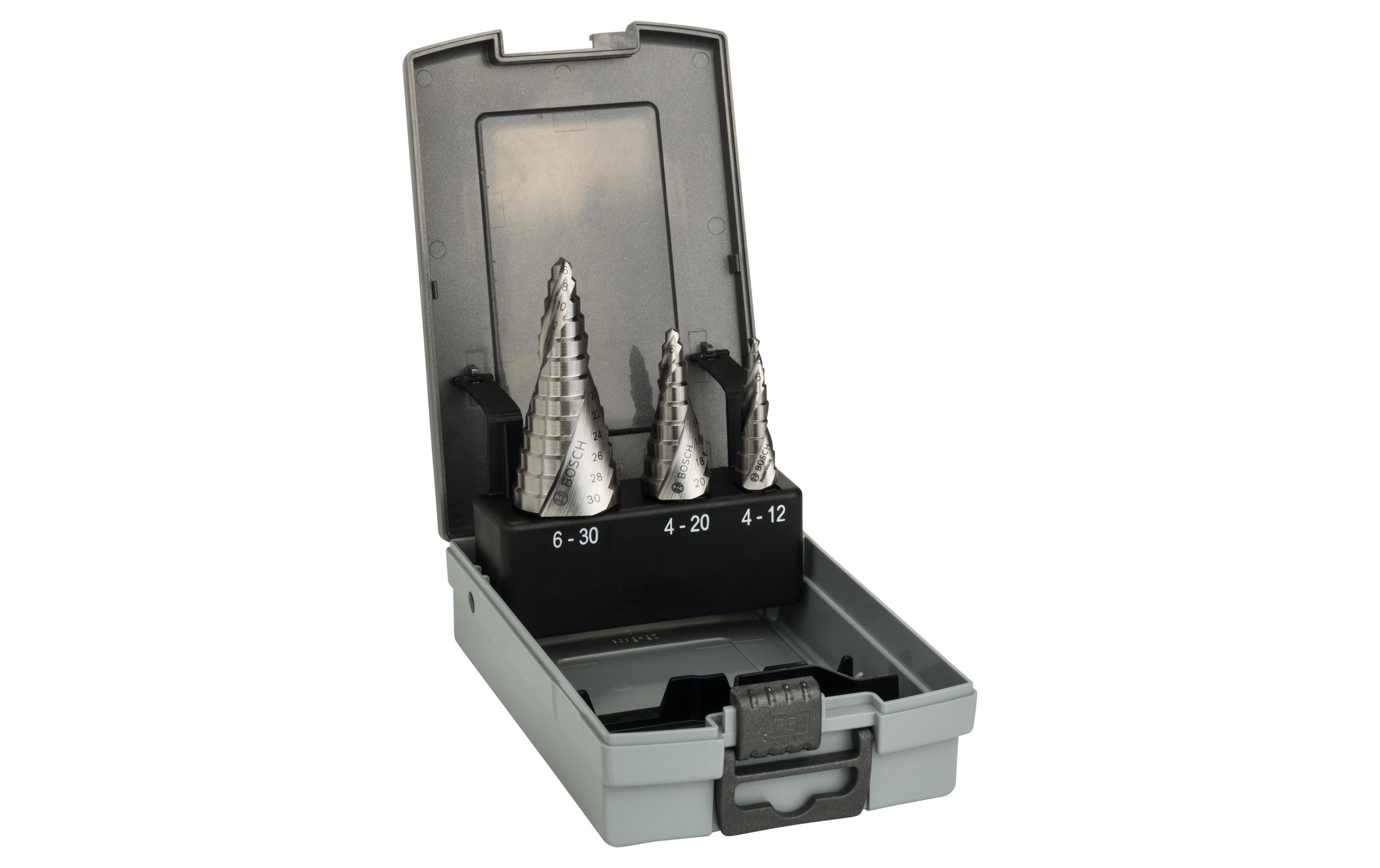 Bosch Professional HSS-Stufenbohrerset 3-tlg. 4-12/4-20/6-30