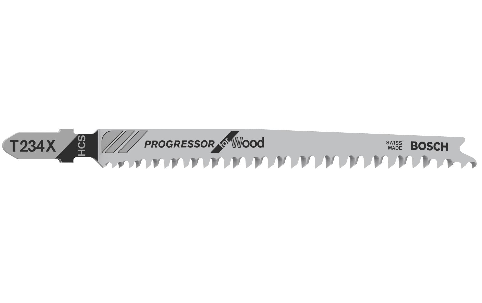 Bosch Professional Stichsägeblatt T 234 X Progressor for Wood