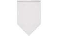 Hubatka Tagvorhang SpitzhängerVoile,45x60cm 2er Set, Weiss,100%Polyester,waschbar 30 °C