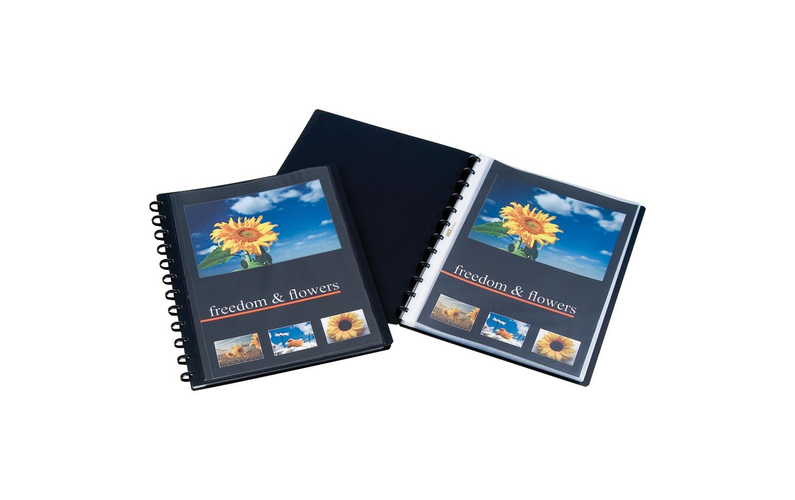 Adoc Sichtbuch Personal-Ex A4, 20 Taschen, schwarz