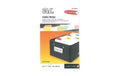 3L Kartenreiter Index Strips Etiketten farbig sortiert, blanco, 5 Stk
