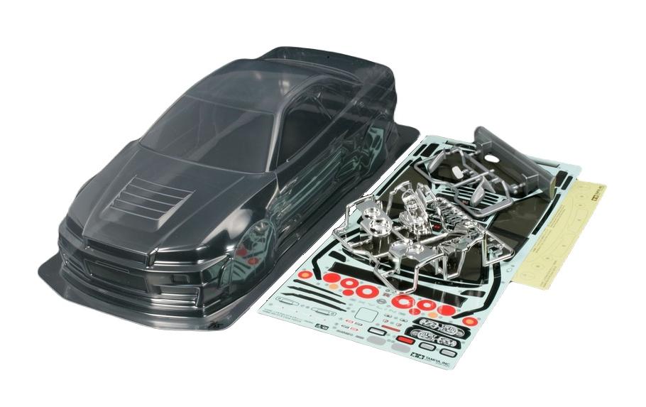 Tamiya Nismo R-34 GT-R Z-Tune Street Karo., 1:10, 185mm, Body Parts Set