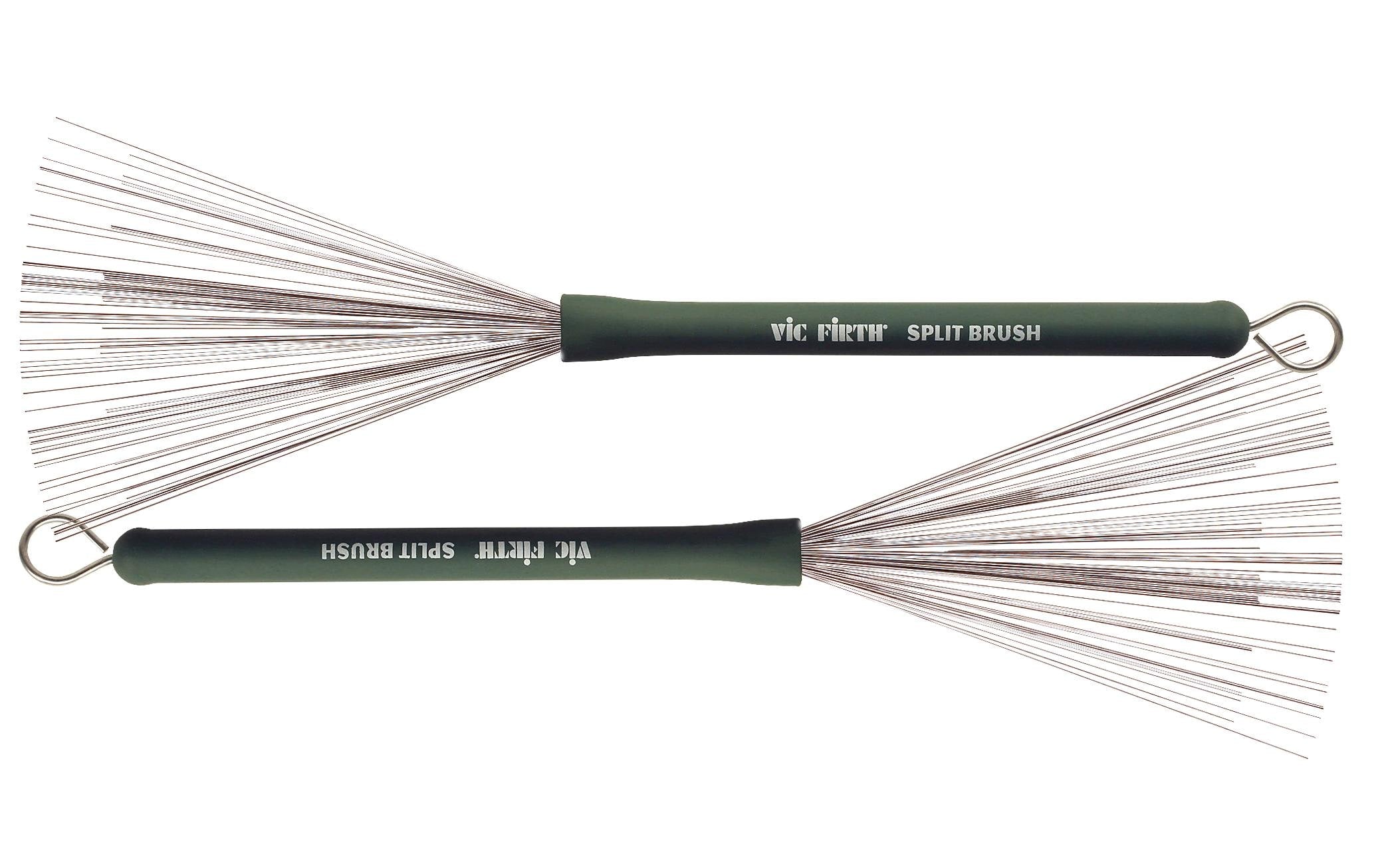 Vic Firth VFSB Brushes SB Split Brush Besen, Paar