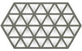 Zone Topfuntersetzer Triangles Olive Grün Grösse 24x13.8x0.7 cm, Silikon