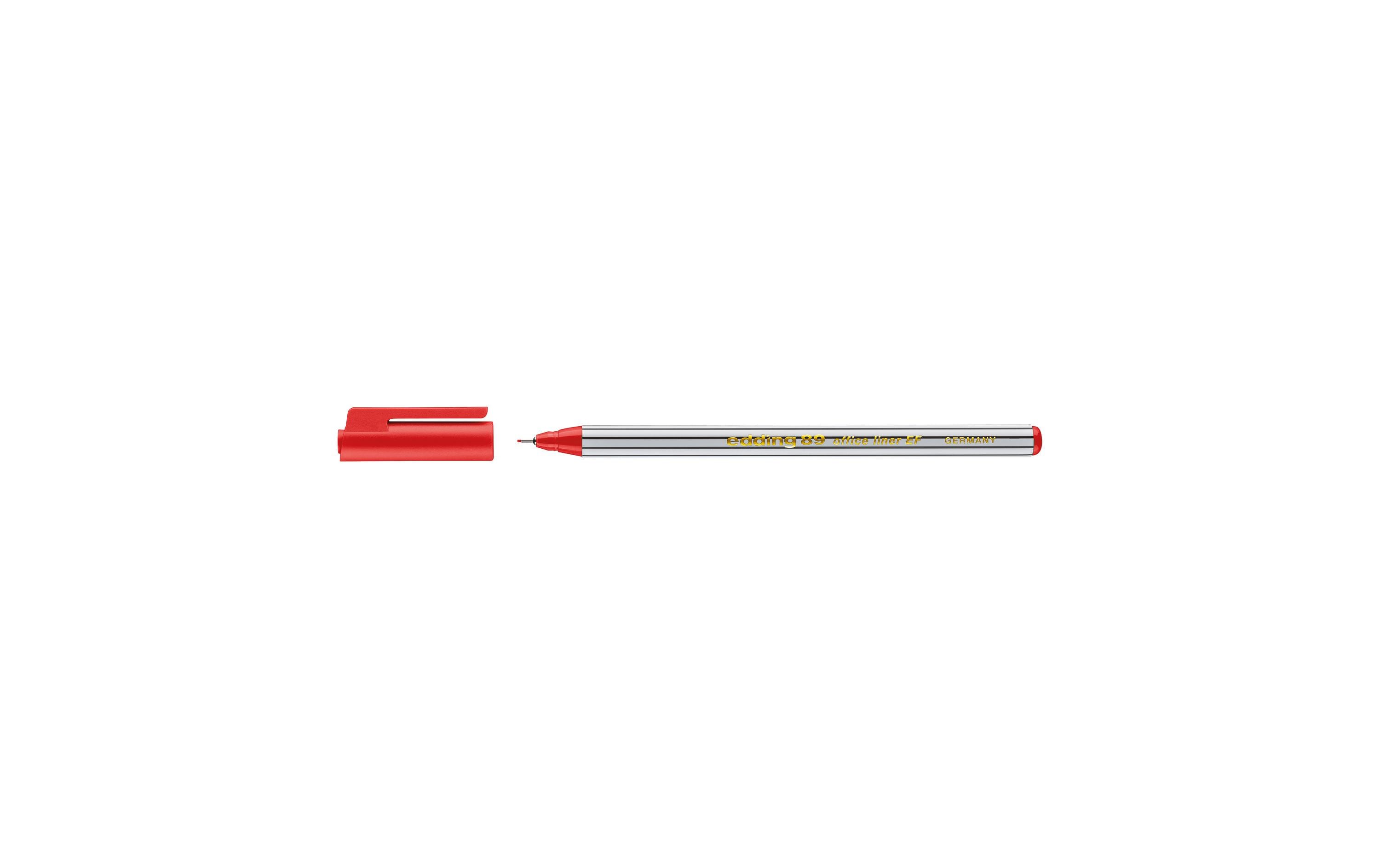 Edding Feinschreiber Office EF 89 rot