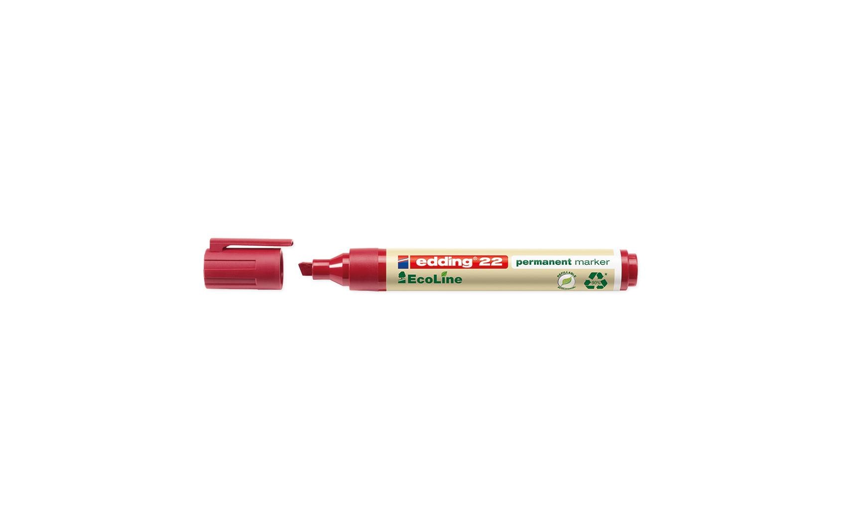 Edding Permanent-Marker 22 EcoLine rot