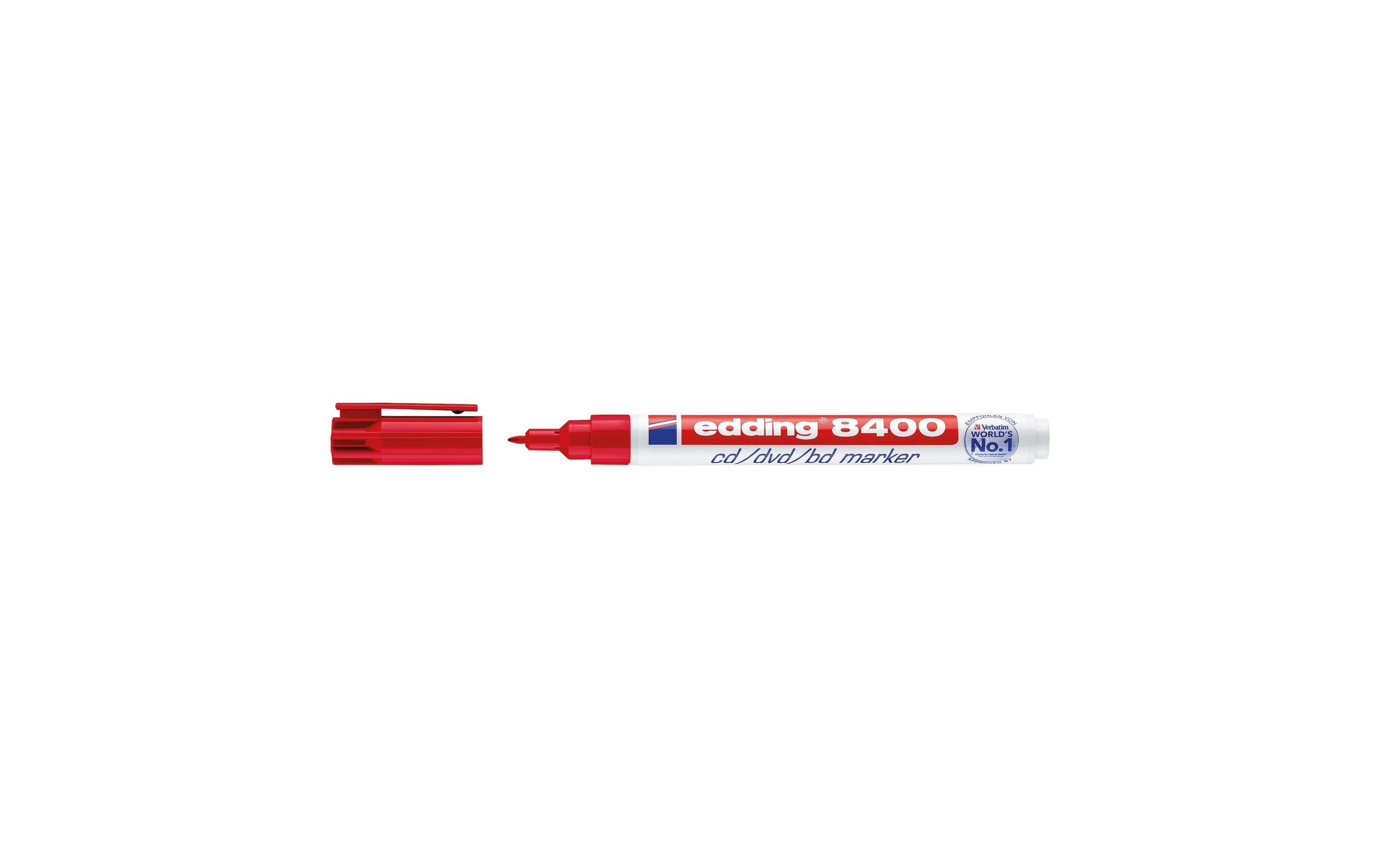 Edding CD/DVD/BD Marker 8400 rot