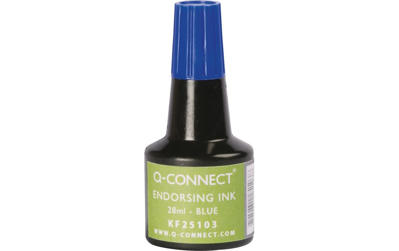 Q-Connect Stempelfarbe blau