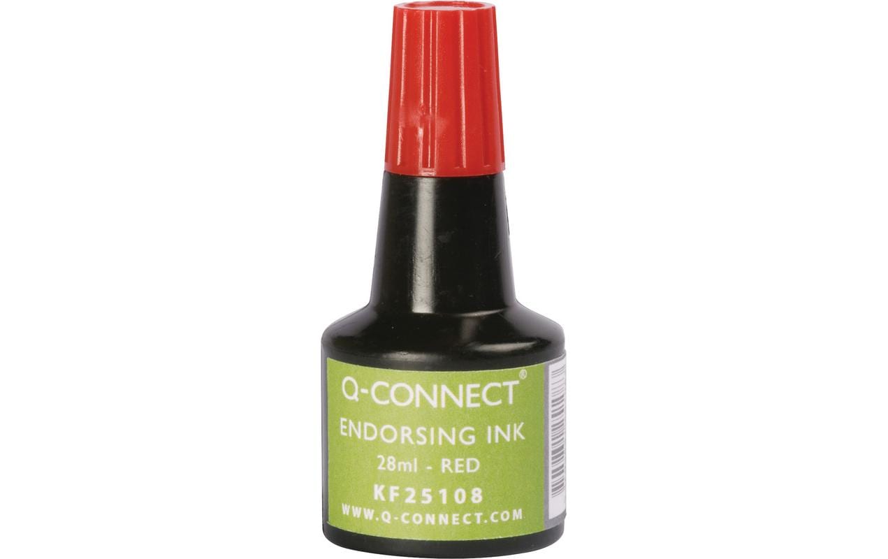 Q-Connect Stempelfarbe rot