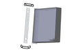 Tarifold Wandelement t-display Pro schwarz, 10 Stk