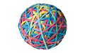 Alco Gummiring Ball 190g farbig, ca. 320 Stk, Kautschuk