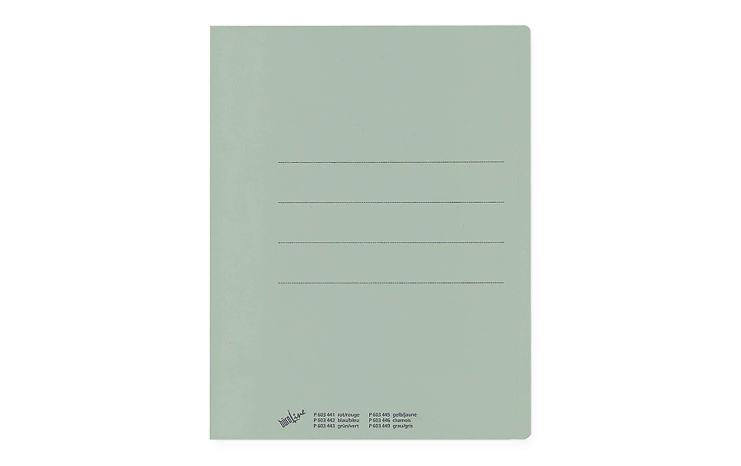 BüroLine Einlagemappen 240 g/m² grün, 100 Stk
