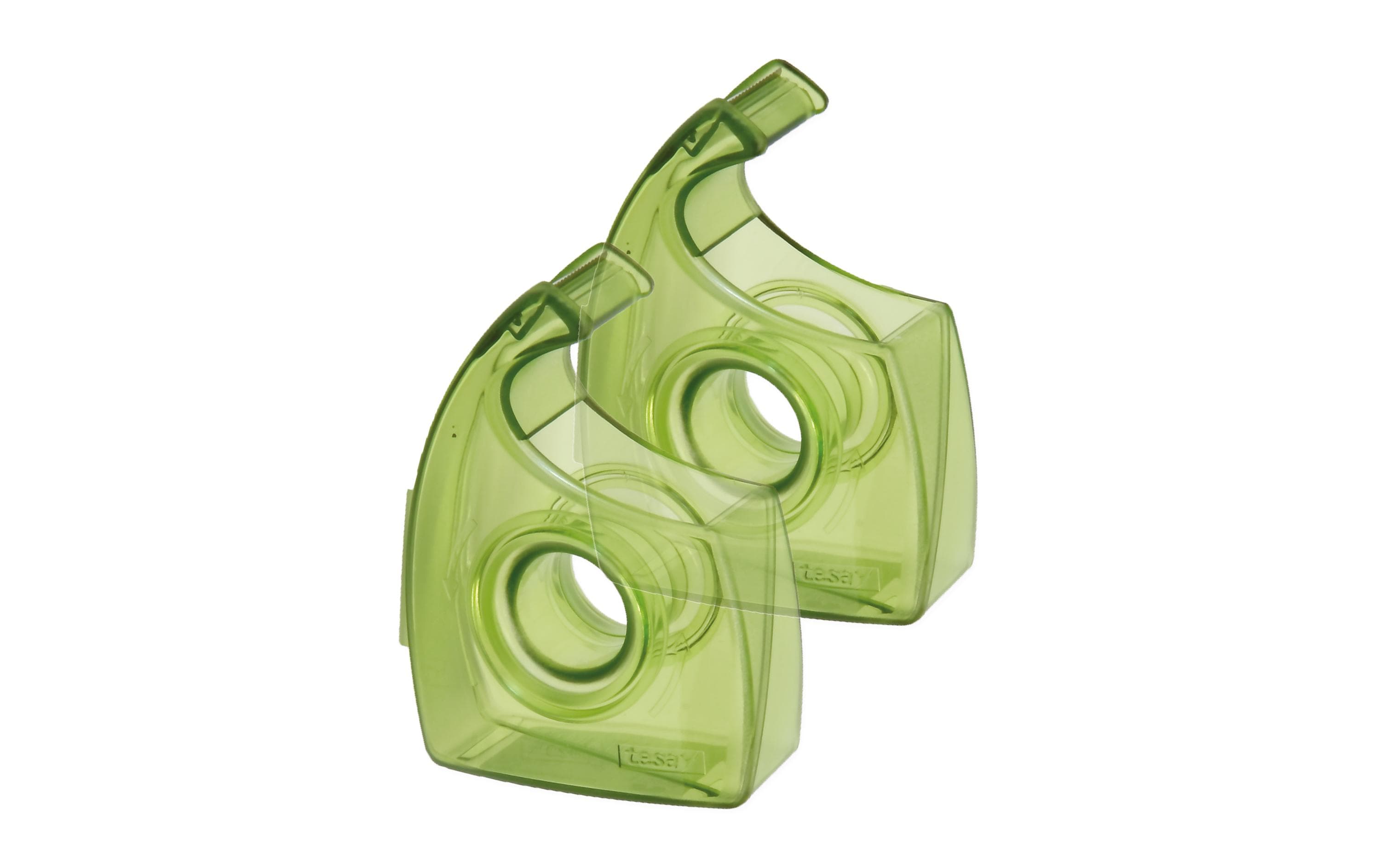 Tesa Easy Cut Handabroller ecoLogo grün-transparent