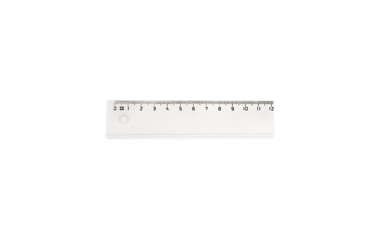 BüroLine Flachlineal Skala 20 cm