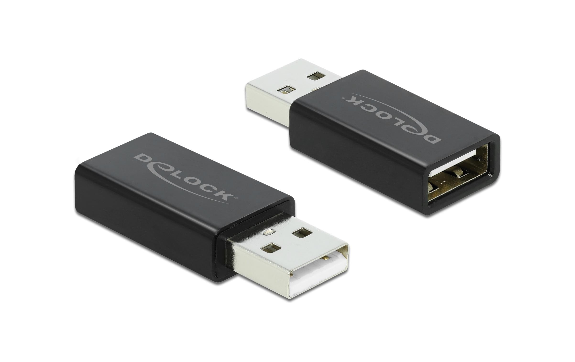 Delock USB 2.0 Adapter Typ-A Stecker zu Typ-A Buchse, Datenblocker