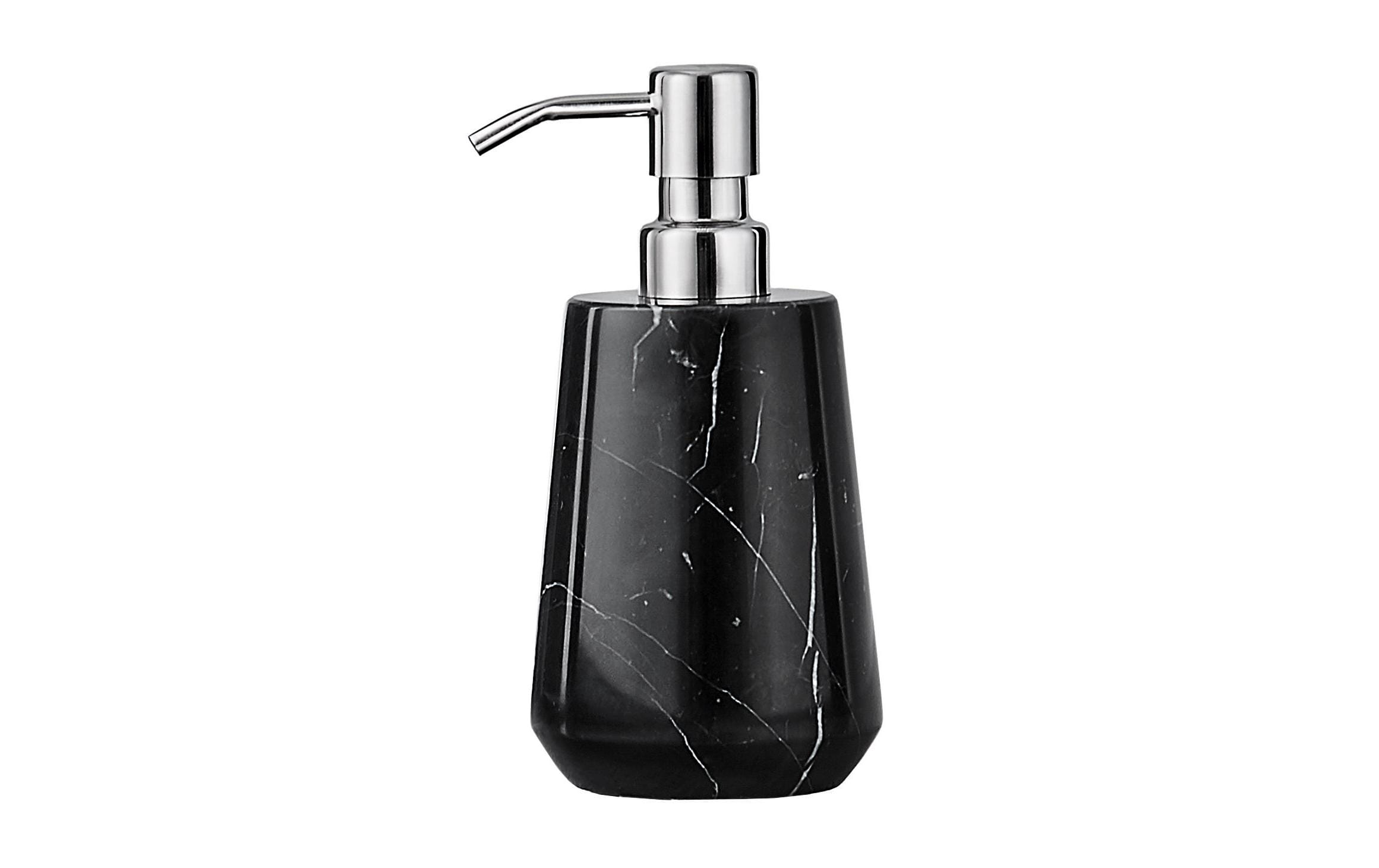 Kleine Wolke Signature Seifespender Carrara, Schwarz, Marmor