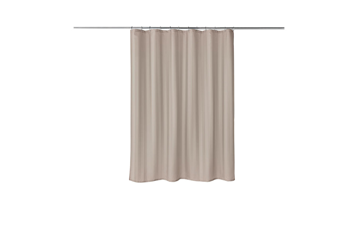 Kleine Wolke Signature Duschvorhang Stripia Ecru, 180 x 200 cm