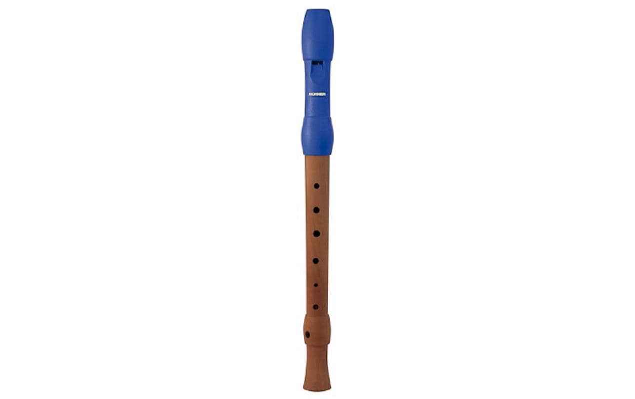 Hohner Alegra Line Blockflöte 2-teilig,  Deutsches System, Blau