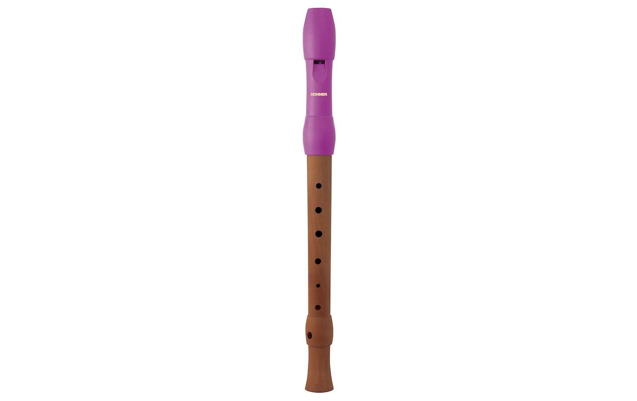 Hohner Alegra Line Blockflöte 2-teilig,  Deutsches System, Pink