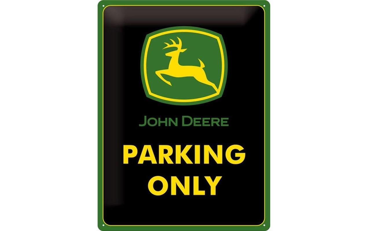 Nostalgic Art Schild John Deere Parking Metall, 30x40 cm
