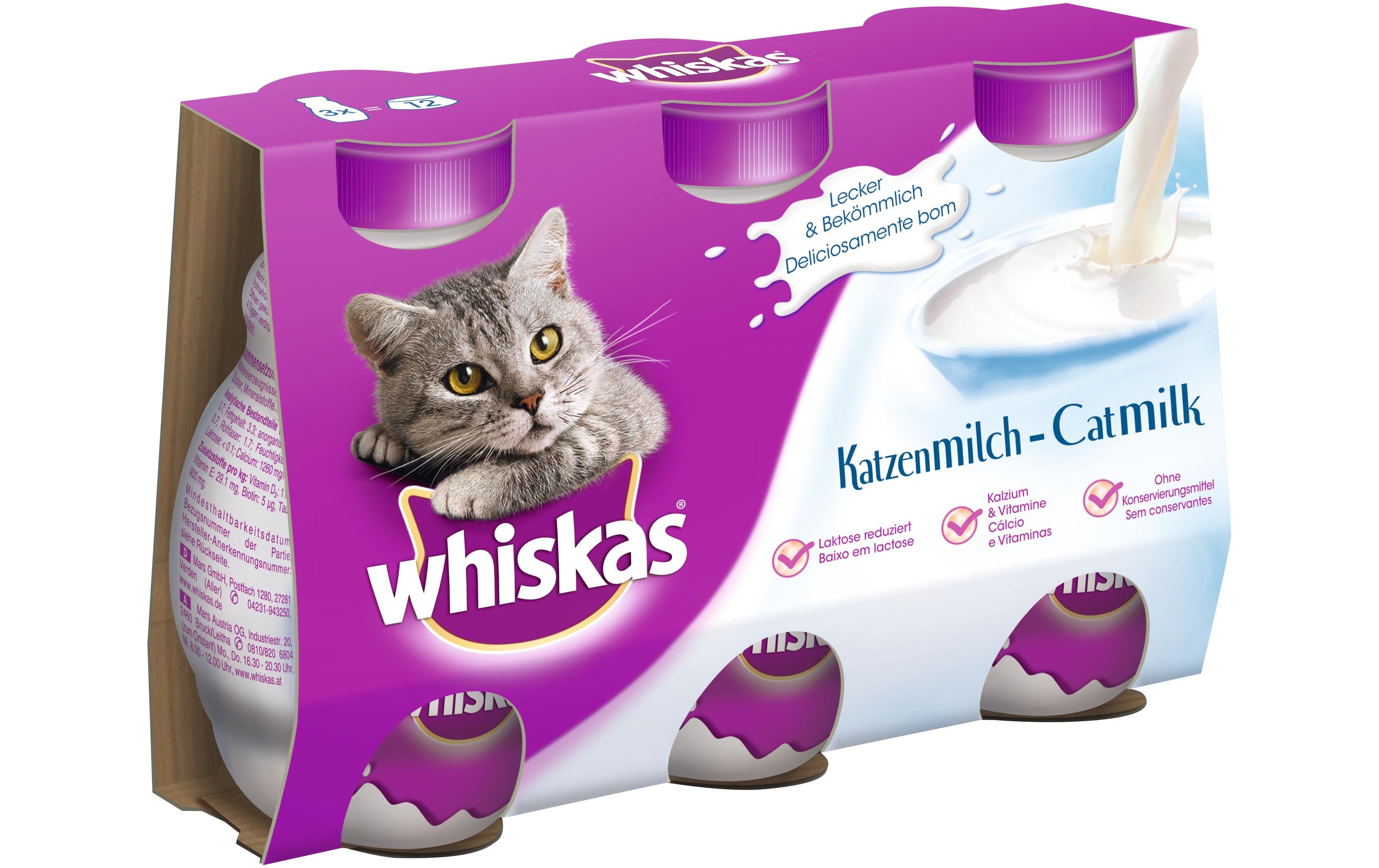 Whiskas Cat Milk 3x200ml