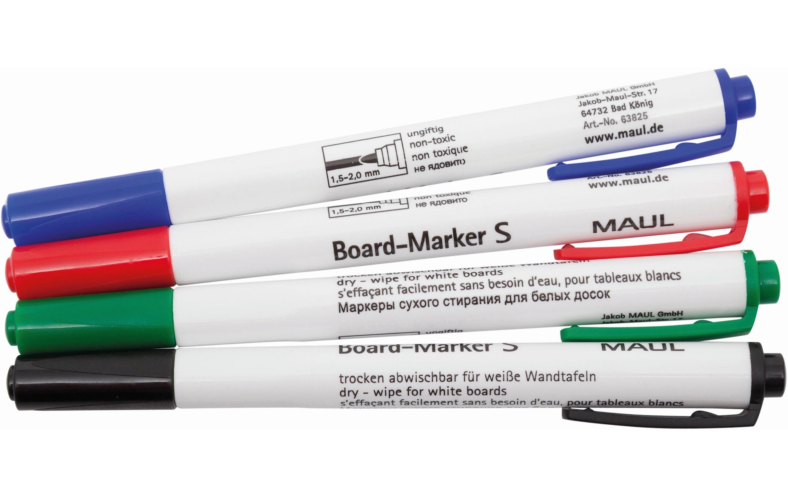 MAUL Boardmarker, 4 Stk sortiert