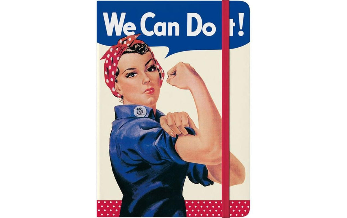 Nostalgic Art Notizbuch, We can do it!, A5 128 punktierte Seiten, Innentasche, FSC