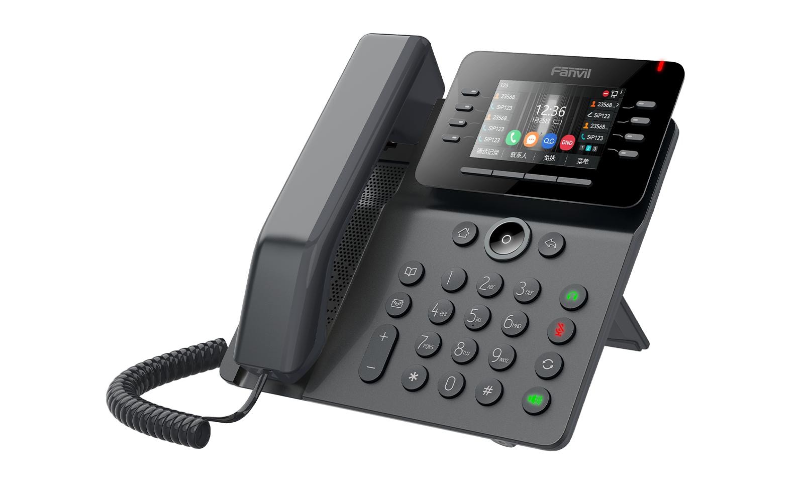 Fanvil V64 Prime Business Phone Schwarz SIP-Tischtelefon