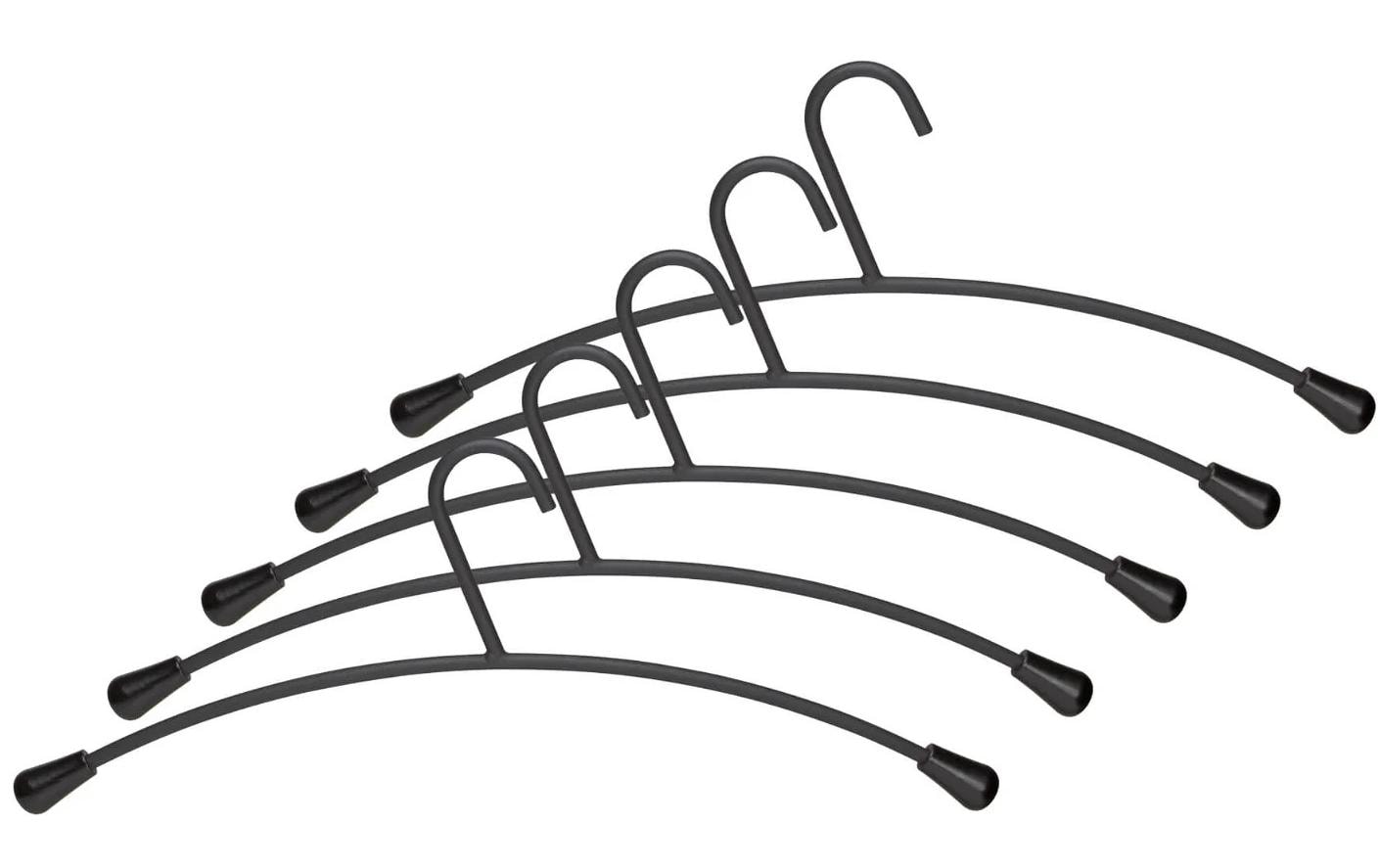 MAUL Kleiderbügel Metalll,  5 Stk schwarz