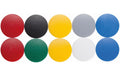 MAUL Magnete solid, 10 Stk Ø 24 mm, farbig sortiert