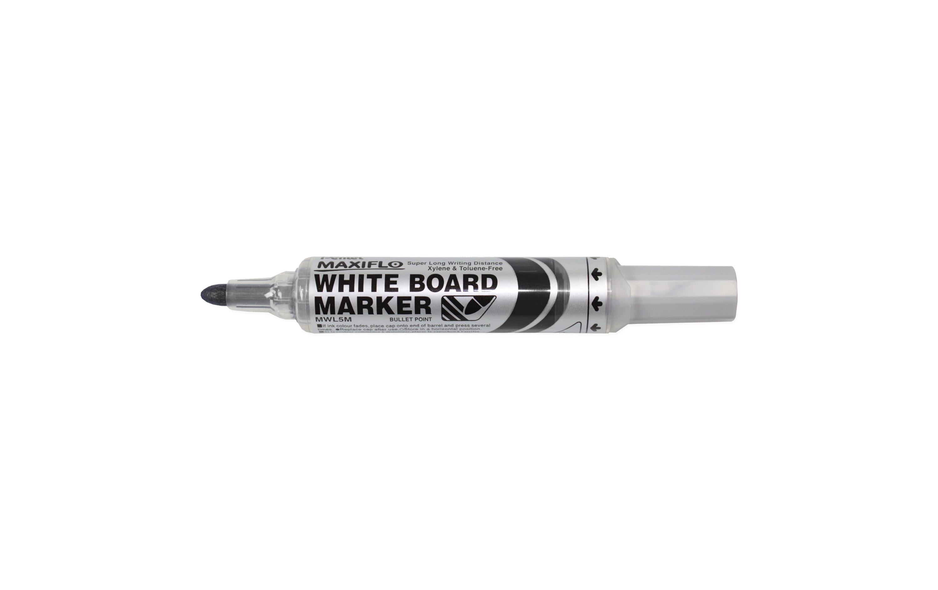 Pentel Whiteboardmarker Maxiflo breit schwarz